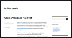 Desktop Screenshot of enguzelmesajlar.com